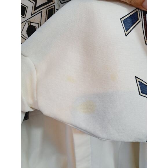 Art Unlimited Sportswear Vintage Grand Canyon Cardigan Sweatshirt Large Cream - Picture 3 of 11